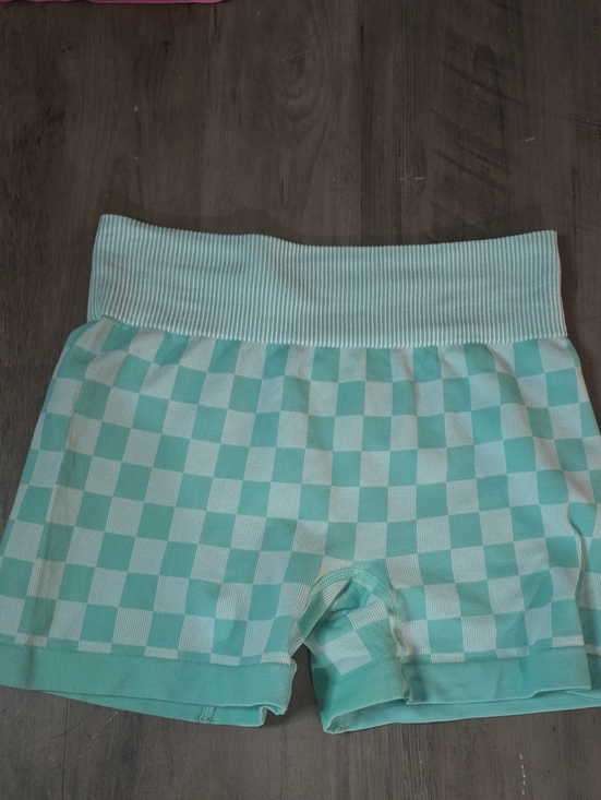 SHEIN Pants - Turquoise checkered Shorts